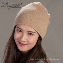 Großhandel Benutzerdefinierte Slouchy Cashmere Beanie Herren Hüte Woman'Shats Winter Hüte